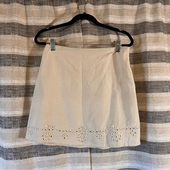 Midnight Sky Tan Skirt‎ Size Large - Picture 1 of 9
